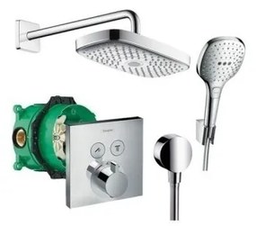 Sistem de dus incastrat Hansgrohe Design Raindance Select E300 crom lucios