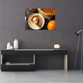 Tablou pe sticlă - Tort de toamnă (70x50 cm)