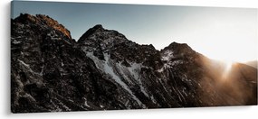 Tablou - Lanț de munți stâncos (120x50 cm)