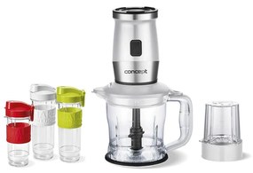 Blender multifuncțional Concept SM3391 FreshNutri 700 W + 2 x 570 ml + 400 ml sticle, alb