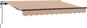 vidaXL Cortina Retractabilă Multicolour 350 x 200 cm țesătură