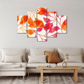 Tablou - Frunze portocalii (150x105 cm)