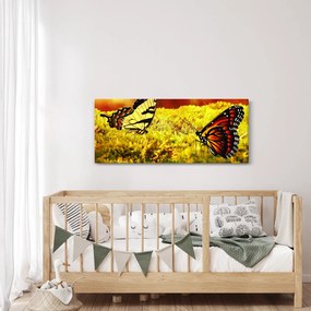 Tablou cu fluturi (120x50 cm)