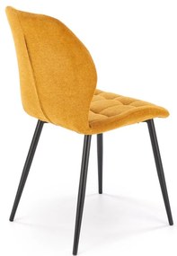 Scaun K548 stofa mustariu H84 cm