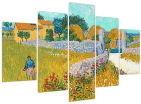 Tablou - Vincent van Gogh, Farmhouse in Provence, reproducere (150x105 cm)