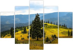 Tablou - Lunca de munte (150x105 cm)