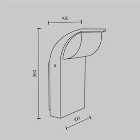 Aplica LED de perete iluminat exterior IP65 Stock