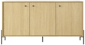 Comodă cu decor stejar SCANDI 153 3D