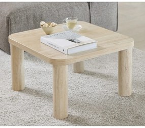 Măsuță de cafea bej cu aspect de marmură 60x60 cm Solano – Actona