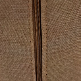 Fotoliu rotativ, material textil maro deschis, KONOR