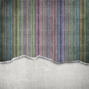 Tapet Worn Wall, Multi Stripe, Rebel Walls