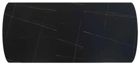Masă de bucătărie Valmir 160 x 90 cm, negru