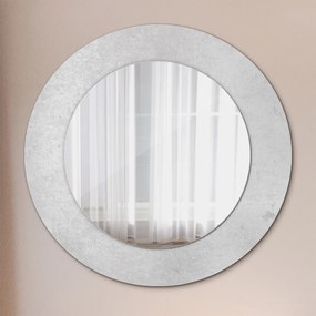 Oglinda rotunda imprimata Textura concretă