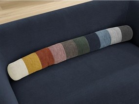 Canapea albastru-închis cu tapițerie din chenille 160 cm Celine – Bobochic Paris