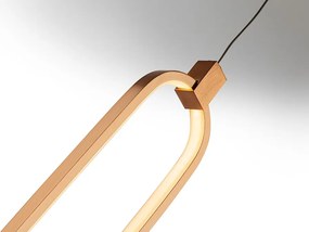 Pendul LED design ultra-modern Colette auriu roze SV-787130