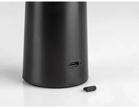 Lampă LED tactilă reîncărcabilă dimabilă de masă Rabalux 77147 POLPERRO LED/3W/3,7V 1200mAh negru