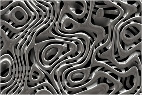 Tablou - Abstractizare metalică (90x60 cm)