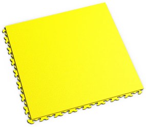 Tigla Fortelock Invizibil, model piele de sarpe, galbena