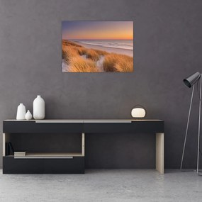 Tablou - Plajă la apus de soare (70x50 cm)