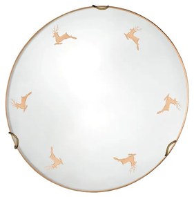 Kolarz 731.11.4.150 - Aplica de perete NONNA 1xE27/60W/230V Ø 30 cm, ornament cerb, aur roz