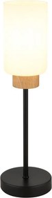 Veioza/ Lampa de masa metal si lemn ROWENA