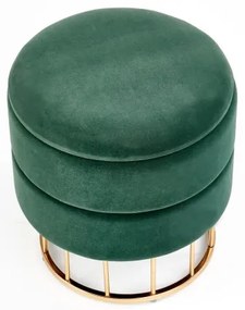Taburet MINTY d. 37 cm verde/auriu