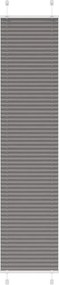 vidaXL Jaluzea plisată Antracit 45x200 cm Lățime țesătură 44,4 cm