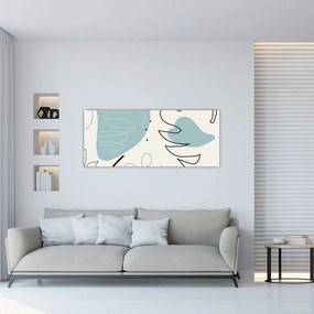 Tablou - Ilustrație de frunze (120x50 cm)