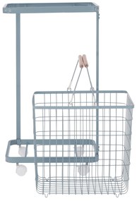 Coş de rufe, metal, gri-albastru, HERMES