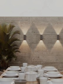 Aplica de perete exterior IP65 LED Zermat antracit