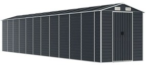 sopron de gradina, antracit, 191x980x198 cm, otel galvanizat