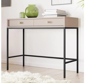 Consolă MONO 78 x 104 cm, bej/negru