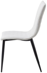 Set 2 buc. scaune sufragerie Montego (alb + negru). 1035608