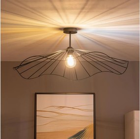 Brilagi - Lustră LED aplicată CERIA WIRE, 1xE27/60W/230V, Ø 80 cm, neagră
