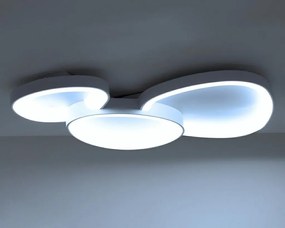 Plafoniera LED CCT cu telecomanda AREA 3 alb