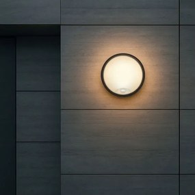 Solight WO780-2 - Lampă LED de exterior cu senzor, 20W/230V, IP65, Ø 22 cm