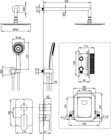 Alpinia⭐️Gold Set de dus finisaj auriu Deante BXYZZGAM