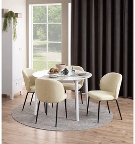 Scaune de sufragerie bej 2 buc. Patricia - Actona