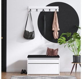 Mobilier hol Aliex 26 (alb + negru). 1089013