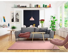 Covor Universal Berna Liso, 60 x 110 cm, roz