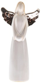Înger cu inimă 14,5 cm, porțelan