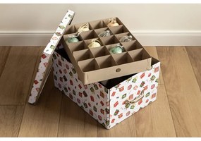 Cutie de depozitare din carton cu capac, decorativă 37x50x15 cm Engla Christmas Storage – Bigso