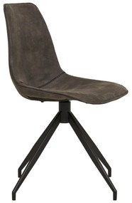 Scaune de dining gri 2 buc. Monaco – House Nordic