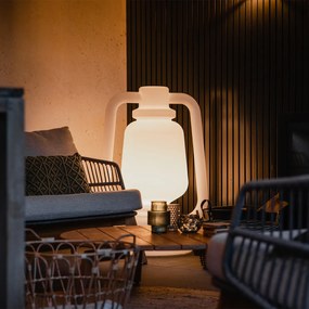 Lampă de podea inteligentă albă 110 cm inclusiv Wifi G95 - Storm Extra Large