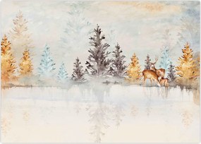 Tablou - Pădure în acuarelă (70x50 cm)