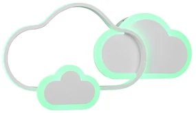 Corp de iluminat pentru copii alb 52x25 cm Cloudy – Trio