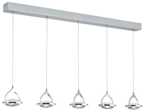 Lustra LED suspendata cu cristal K9 design lux MOON 5L