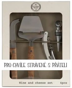 Bohemia Gifts Set cadou pentru tăiat brânză -Prietenii