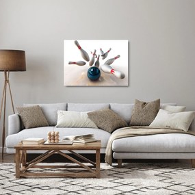 Tablou pe sticlă - Bowling (70x50 cm)
