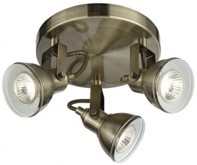 Plafoniera cu 3 spoturi directionabile Focus alama antic 1543AB SRT